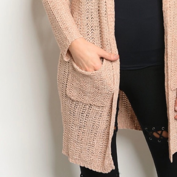 BLUSH CARDIGAN HOODIE - Picture 3 of 9